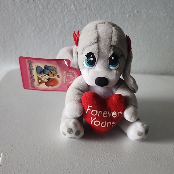 Dan Dee Sad Sam and Honey Plush Ladybug Love Bug Heart  Basset Hound Stuffed - Picture 1 of 7